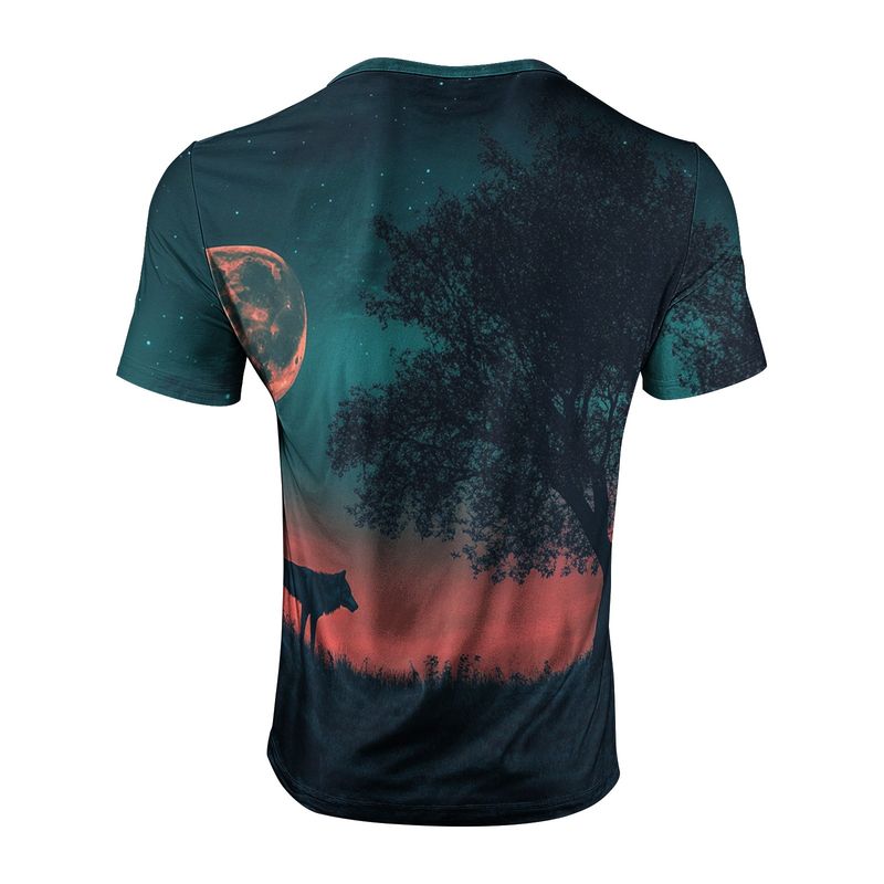 T-shirt à manches courtes pour homme, imprimé numérique, super élastique, décontracté, couleur unie, idéal pour les fêtes, la maison ou les soirées, tendance 2025_voghion.com