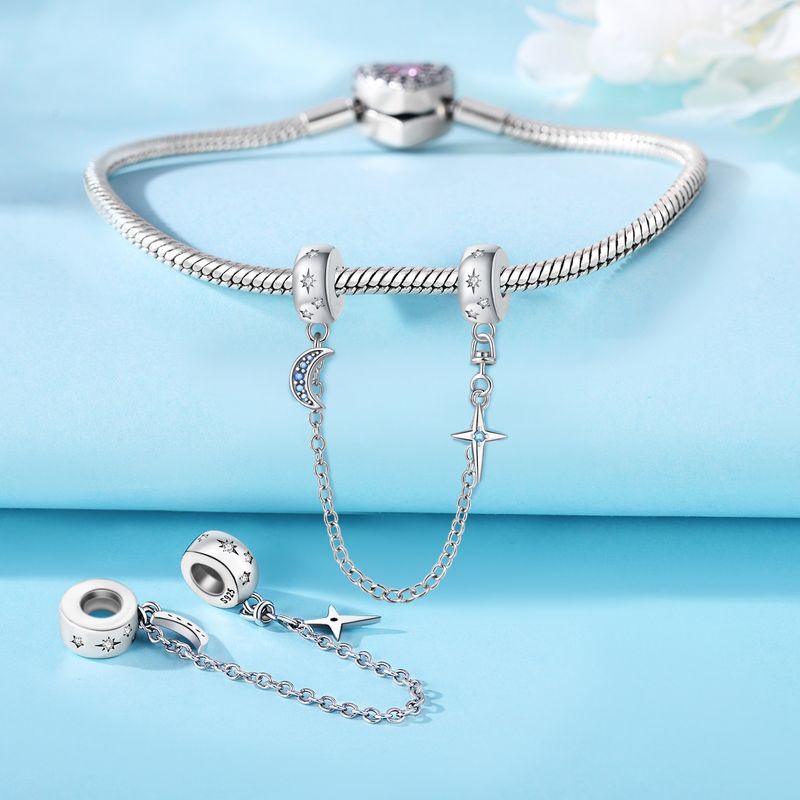 Damen-Schmuck-Charm, Charm-Perlen, Elefant, vierblättriges Kleeblatt, Hufeisen, Regenbogen, DIY-Schmuck, Armband-Zubehör, versilbert, verkupfert_voghion.com