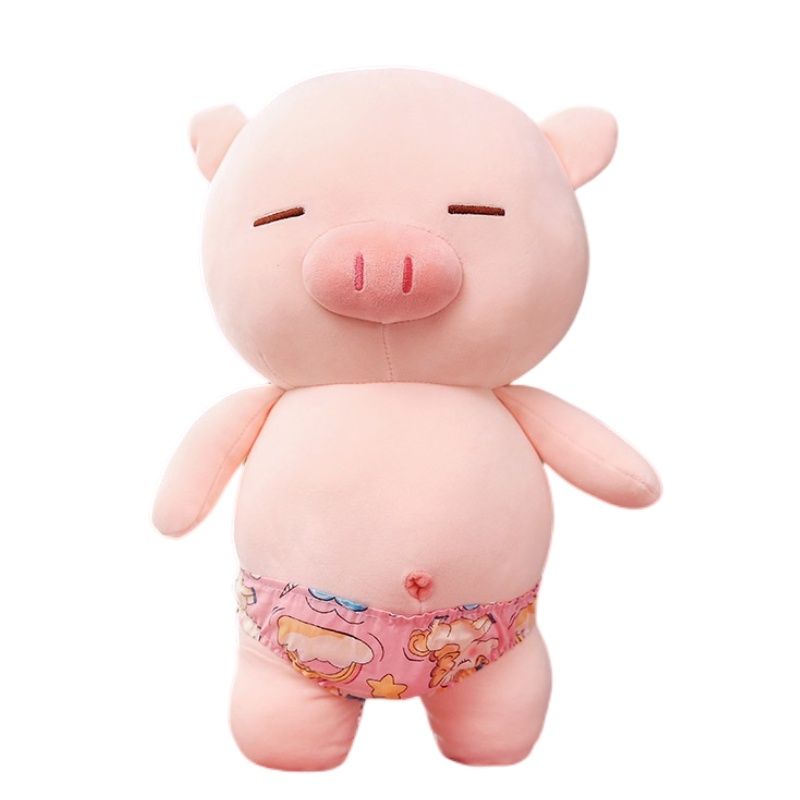 Peluche morbido e squishy a forma di maialino, perfetto compagno da spiaggia per ragazze, idea regalo divertente_voghion.com