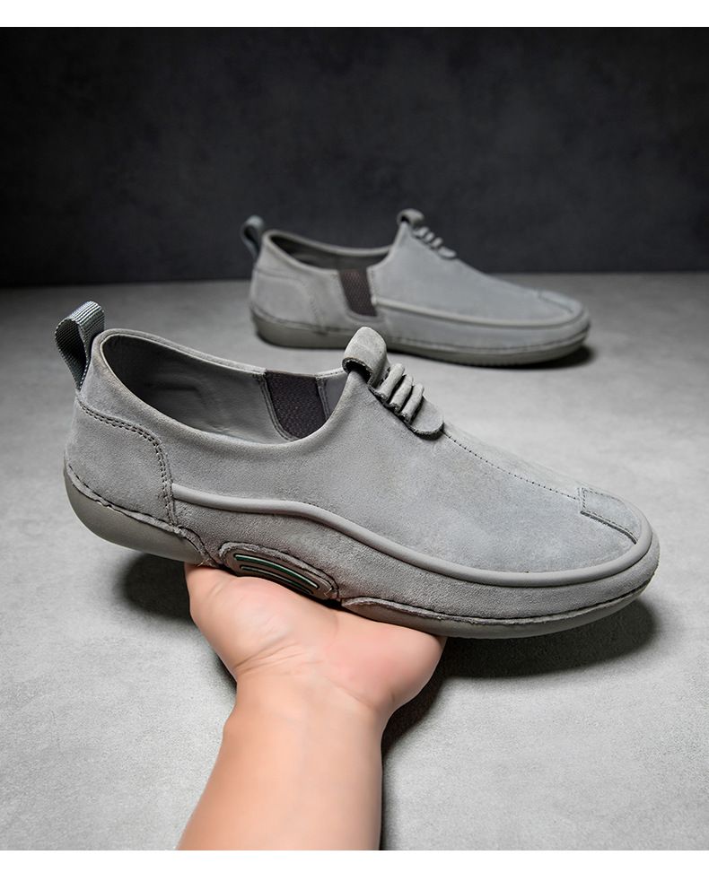 Erste Schicht Leder Herrenschuhe Low-Top Herren Freizeitschuhe Martin Schuhe Herrenschuhe Große Schuhe_voghion.com