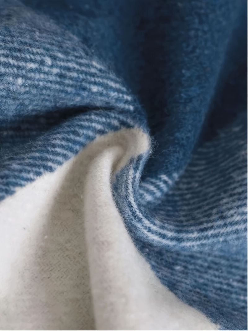 Men's Long Sleeve Casual Shirt With Hood & Pocket, Plaid Pattern, Thickened Cotton Blend, Relaxed Fit For Winter & Spring_voghion.com