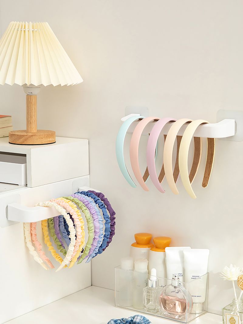 Household Hair Loop Head Rope Storage Rack, Non Punching Multifunctional Hook, Dormitory Seamless Storage Rack_voghion.com