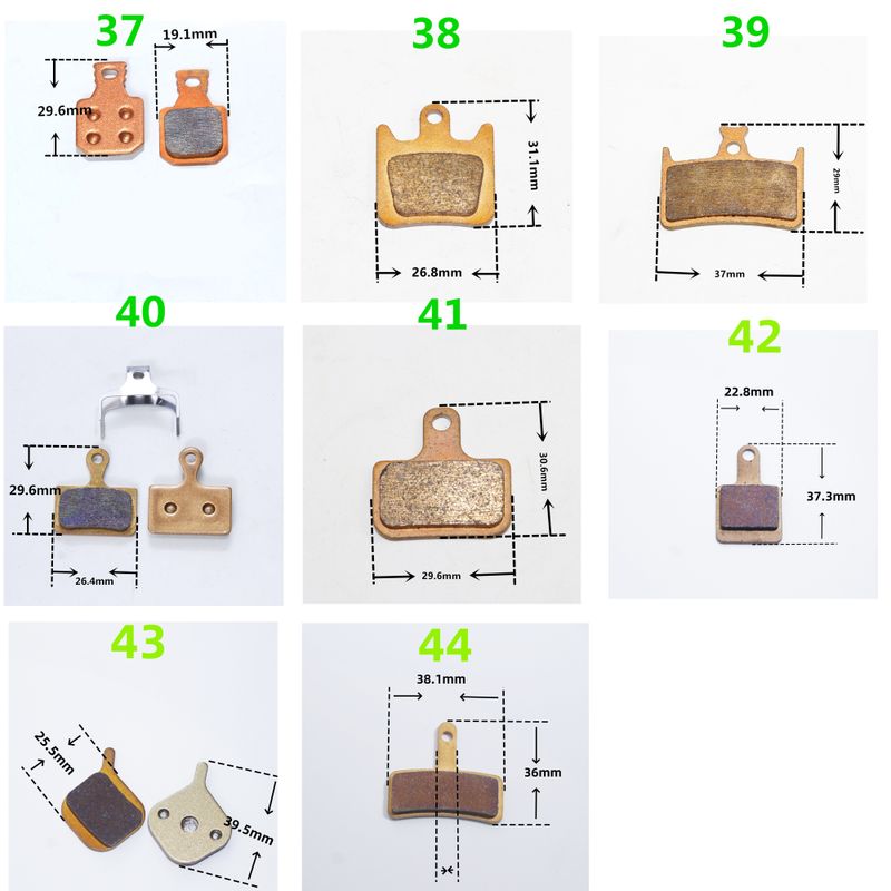 Fahrrad-Metall-Sinterbremsbeläge für Hope E4_voghion.com