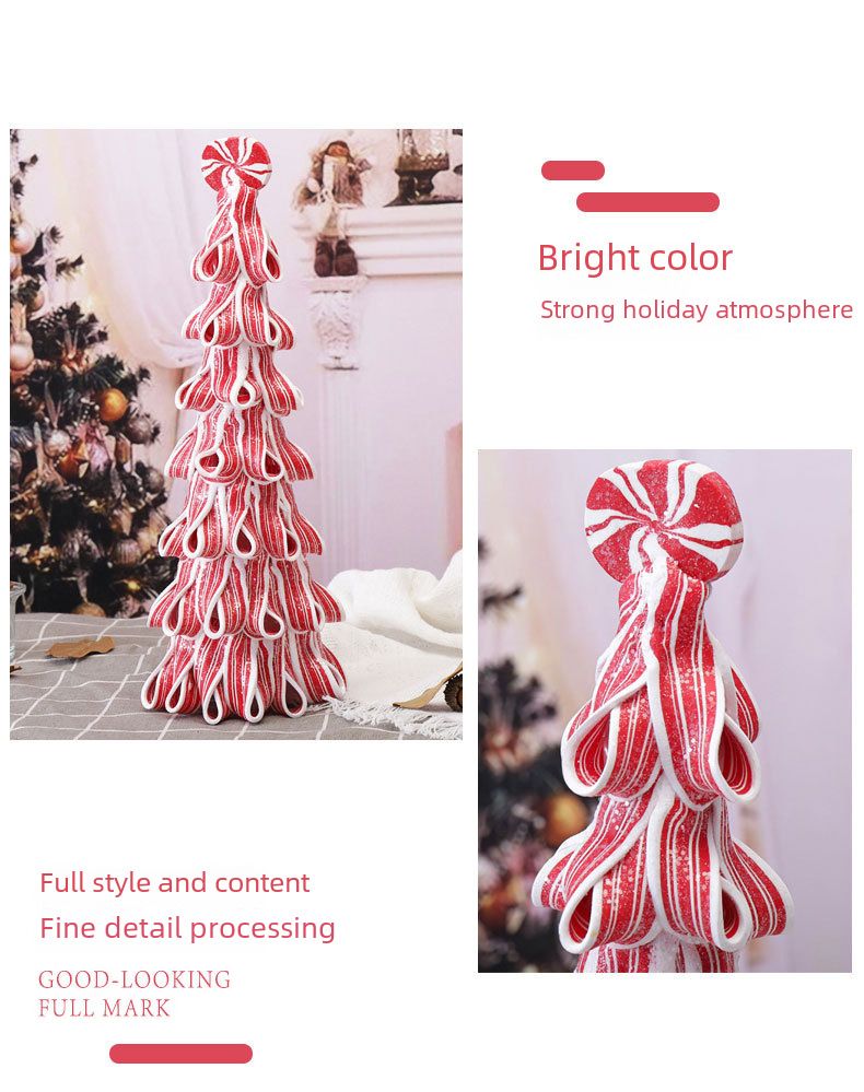 Christmas Decorations Home Luminous Soft Clay Castle House Bread Soil Christmas Shopping Mall Window Decoration Set_voghion.com