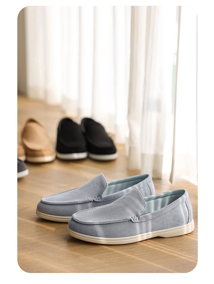 SHLIANG Herren Loafer Mode Lederschuhe Herren Komfort Slip-on Fahrschuhe Casual Herren Mocasines De Hombre Y0469_voghion.com