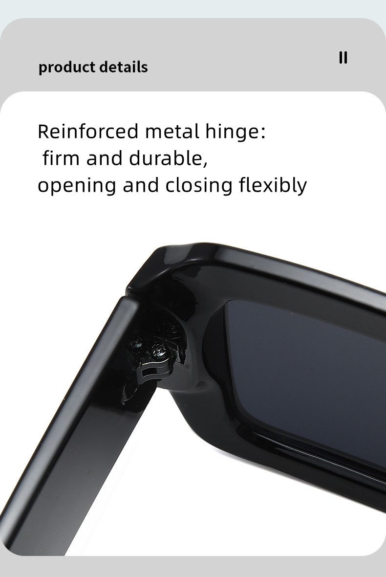 Nouveautés Combt Vintage Rectangle Mode Carré Couleur Bonbon Lunettes de Vue tendance ige Rétro Femmes Marque Design UV400 Lunettes de Soleil_voghion.com