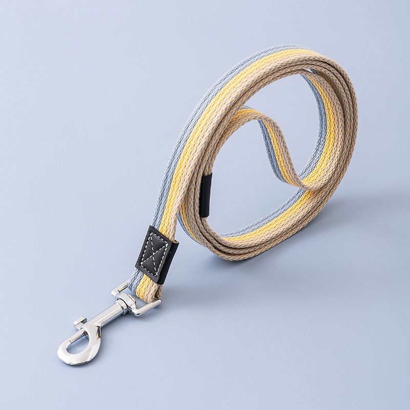 Pet Canvas Set Walking Chain Leash Dog Training Rope_voghion.com