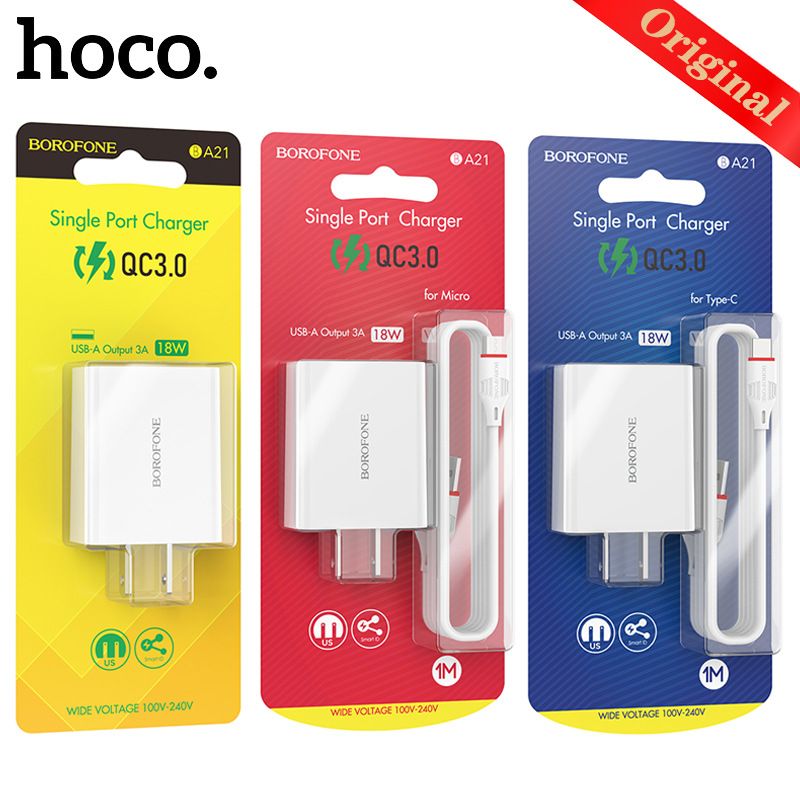 Set de cablare Android BA21 pentru festivaluri de muzică Cap de încărcare standard american Încărcător TYPE-C cu un singur port QC3.0_voghion.com