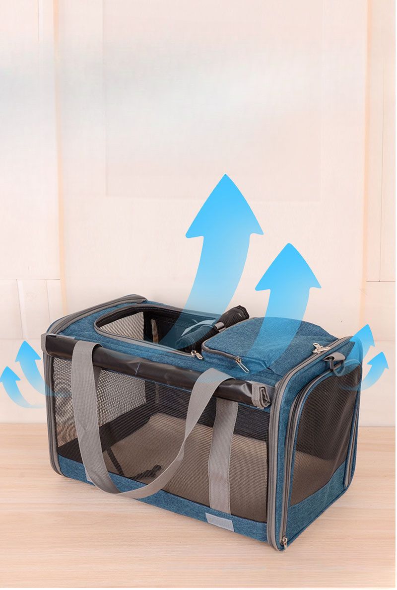 New Pet Bags Portable Cat Bag With Large Capacity Breathable Foldable Pets Carrier Universal_voghion.com