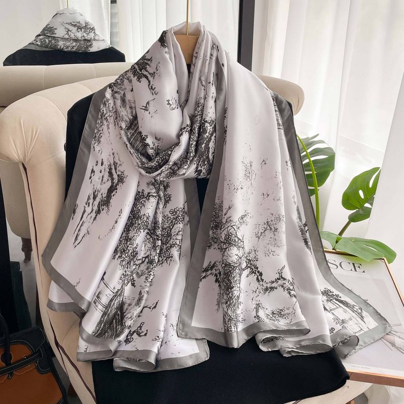 Nuova sciarpa scialle camicia francese alla moda versatile 180 moda femminile_voghion.com