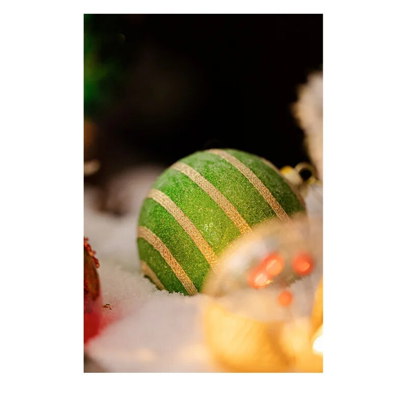 Kerstboom Kleurrijke Bal Winkel Scène Layout Hangende Decoratie Sfeer_voghion.com