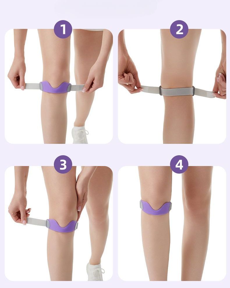 New Adjustable Patella Strap Knee Brace Sports Compression Outdoor Running Fitness Shock Absorption Protective Gear_voghion.com