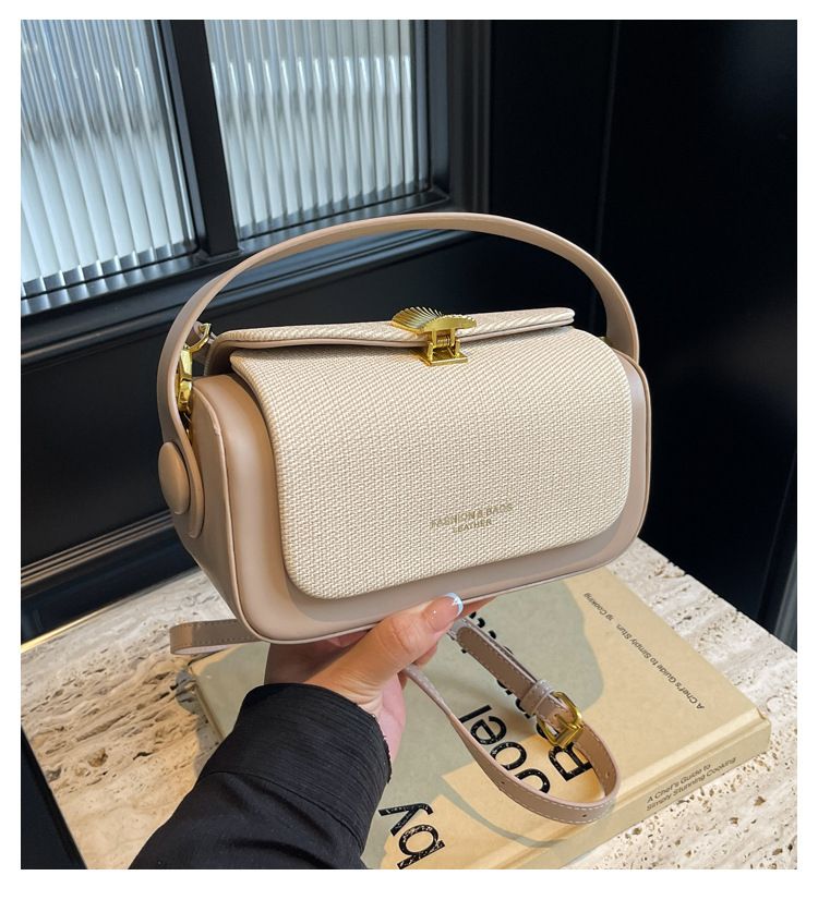 Hochwertige Luxusbox für Damen 2024, neue Nischenmode-Handtasche, kleine quadratische Umhängetasche mit einer Schulter_voghion.com