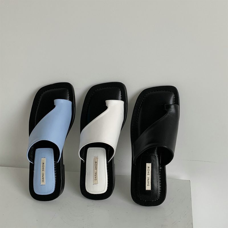 Crowdsourced design, damskor med fyrkantiga tåflip flops, nya mångsidiga strandskor för sommaren för utomhusbruk 2023_voghion.com
