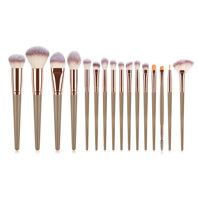 15 peças pincéis de maquiagem profissional conjunto bolsa base cílios sobrancelha sombra cosméticos maquiagem ferramenta_voghion.com