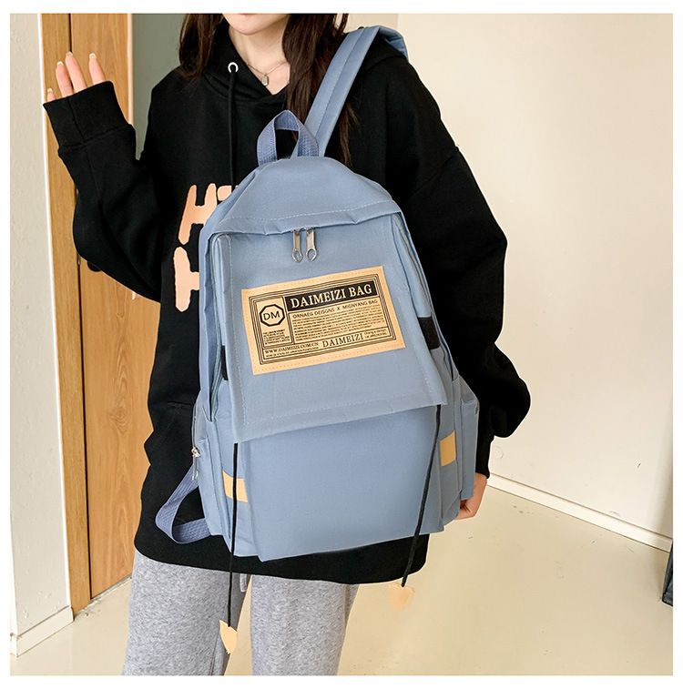 Kinderrugzakken Kleine, frisse, multifunctionele rugzak met vier stukken. Rugzak voor middelbare scholieren. Oxford-stof, spatwaterdicht en cool. Rugzak voor mannen._voghion.com