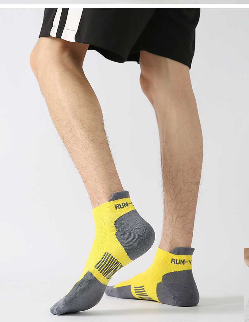 Sokken Heren Zomer Korte Sokken Grote Maat Dun Geurbestendig Ademend Mesh Ondiepe Mond All-Match Korte Sokken Heren Bootsokken_voghion.com