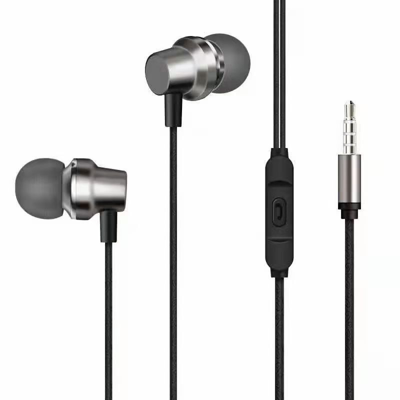 In-ear metalen bekabelde bediening en microfoon zware bas mm compatibel met Android-oortelefoons_voghion.com