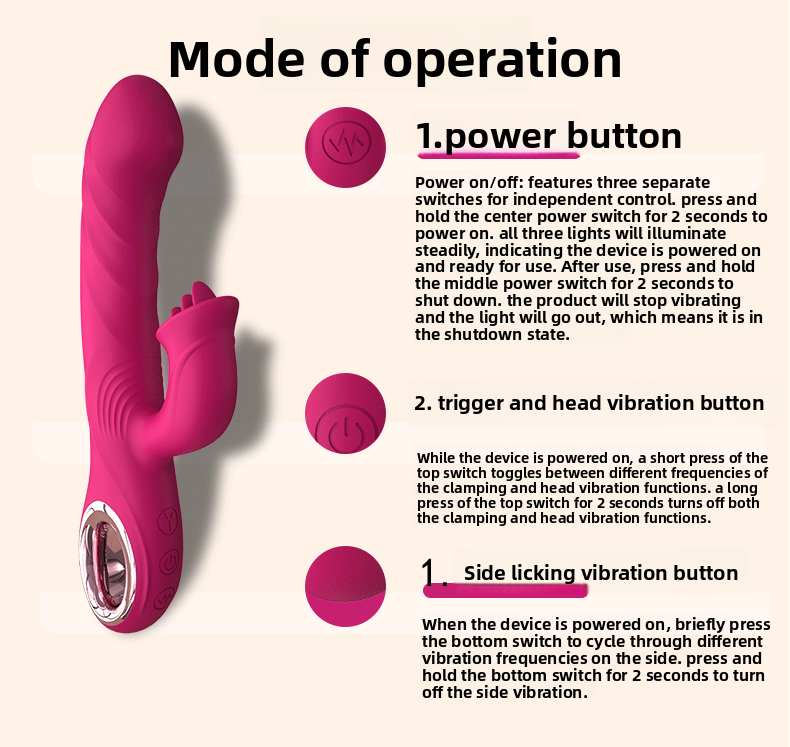 Masturbation Artifact Dual-Vibration Female Vibrator Fully Automatic Clitoris Stimulation Orgasm Sex Toy Adult Product_voghion.com