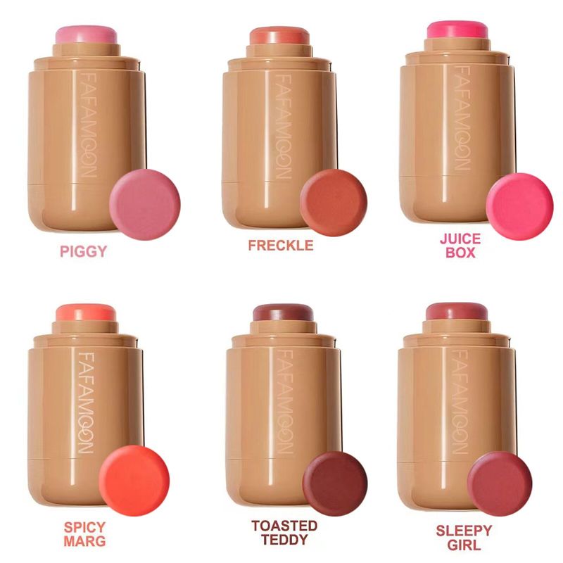 Blush Stick Fit Natural hosszan tartó matt rouge púderes pirosító krém rúzs arc egyszerű színes smink _voghion.com