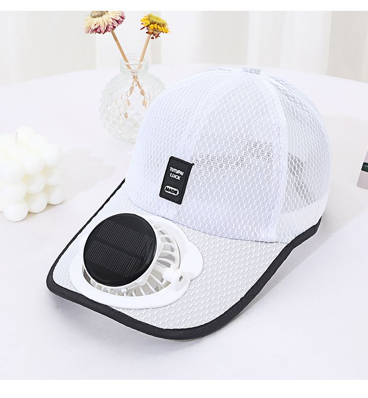 Cappello estivo con parasole e ventola di ricarica solare, traspirante e di nuova generazione, per uomini e donne, prezzo unico_voghion.com