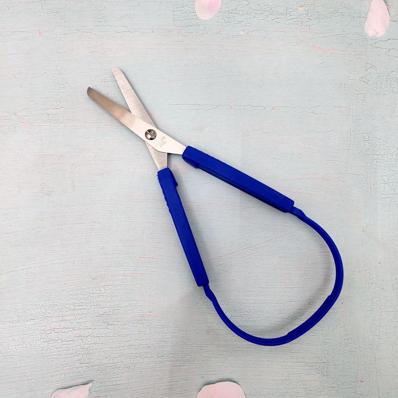 Cross-border supply automatic ring elastic scissors spot multi-color set large small tool ring scissors_voghion.com