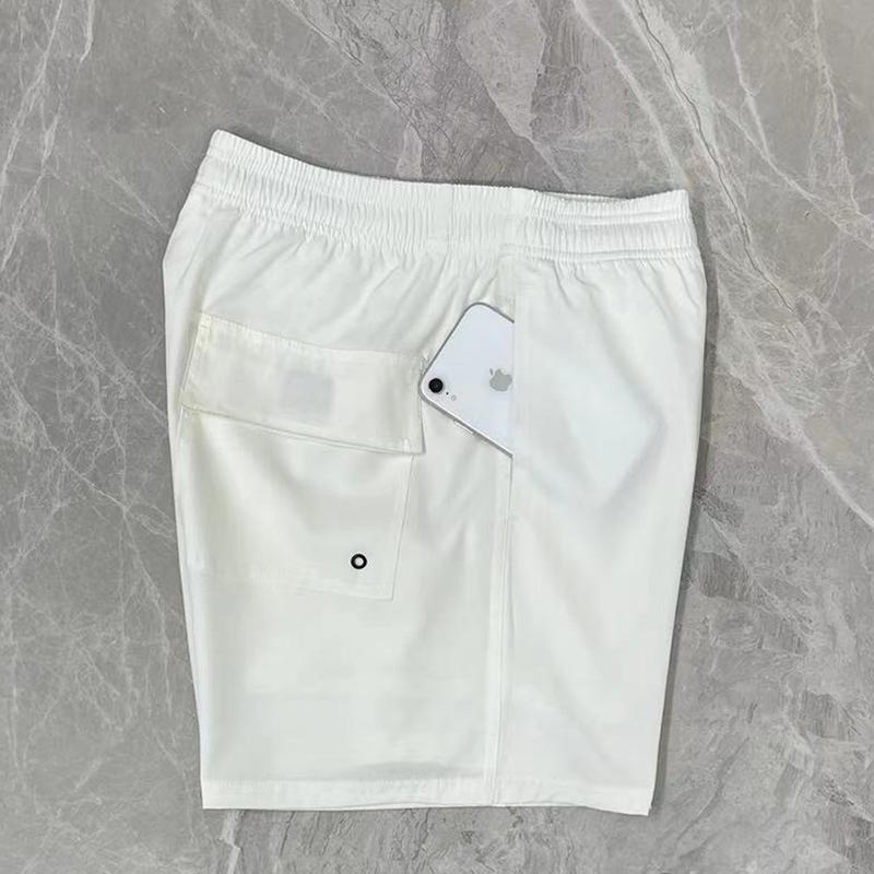 US-Größe, vierseitig, elastisch, sportlich, lässig, locker, einfarbig, Shorts, 2024 Sommer, Viertelgeschwindigkeit, trockene Strandhose für Männer_voghion.com