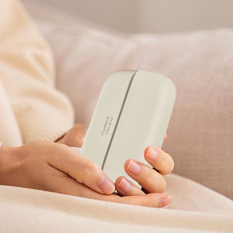 Scaldamani elettrico magnetico 2 in 1, 3 impostazioni di temperatura, mini scaldamani tascabile diviso per donne, uomini e bambini_voghion.com