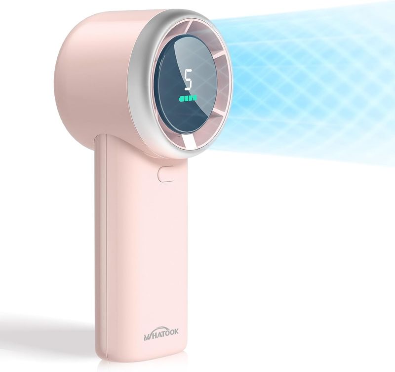 10H Mini Handheld Fan - High Speed USB Rechargeable_voghion.com