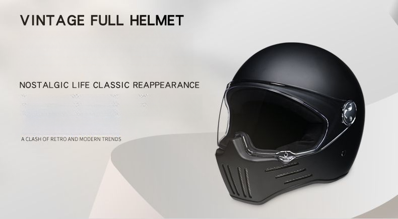 Motosiklet Harley Erkekler ve Kadınlar Cruiser Kask Ghost Rider Kişilik Tüm Mevsimler Bluetooth Uyumlu_voghion.com