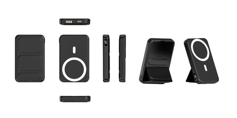 Magnetyczny bezprzewodowy power bank - 22,5 W superszybkie ładowanie przenośna ładowarka do iPhone'a 15/14/13 (10000 mAh, smukła konstrukcja)_voghion.com