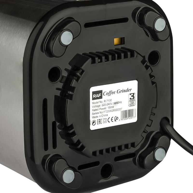 Molinillo de café portátil eléctrico 2 en 1 con vaso de molienda ligero para el hogar RAF R.7130_voghion.com