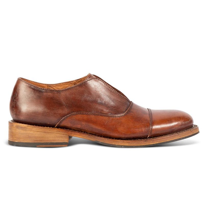 Scarpe casual da uomo in pelle con tacco basso e testa tonda, di qualità imbattibile, 2025_voghion.com