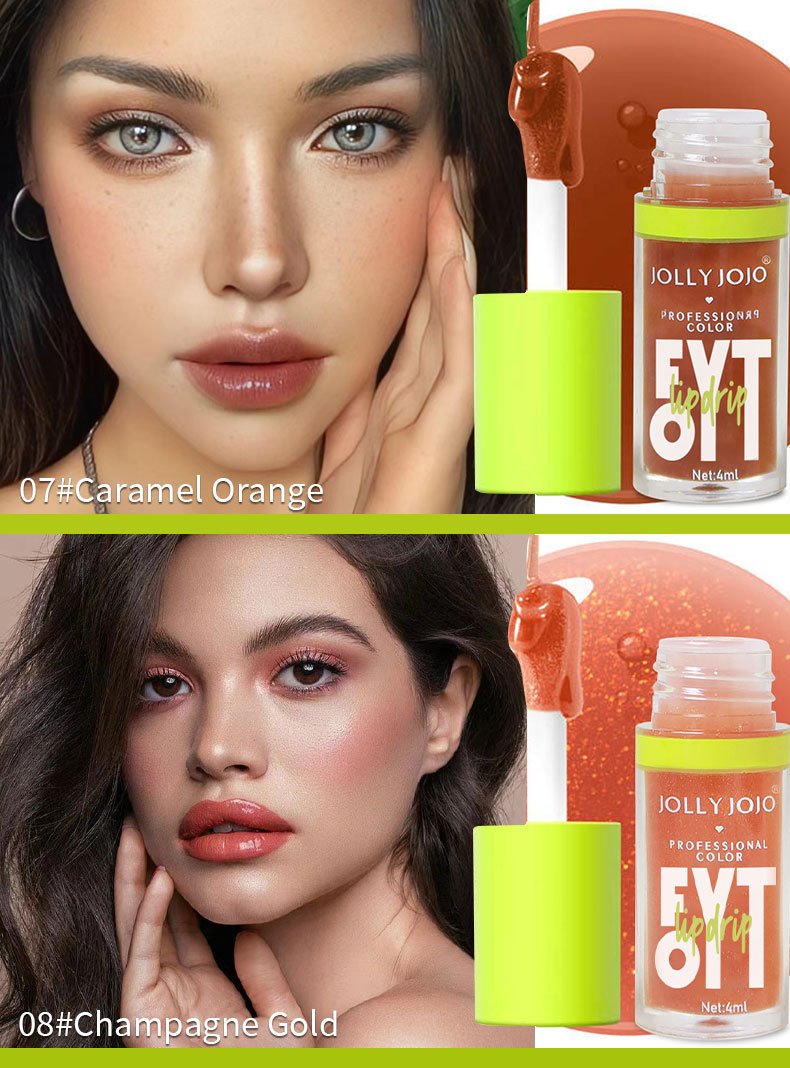 JOJO transparent lip gloss lip balm lip oil lip oil lip plumping moisturizing mirror lip glaze lip gloss wholesale_voghion.com