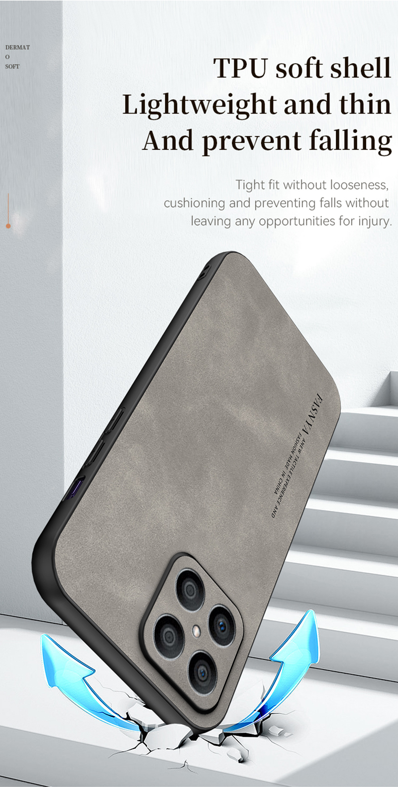 Matte Silikon-Ledertasche für Honor X30 X40 X50I X7A X8A X8 X9A Play 5 7T 6T PRO 6C V40 V30 50lite Soft Case Cover_voghion.com