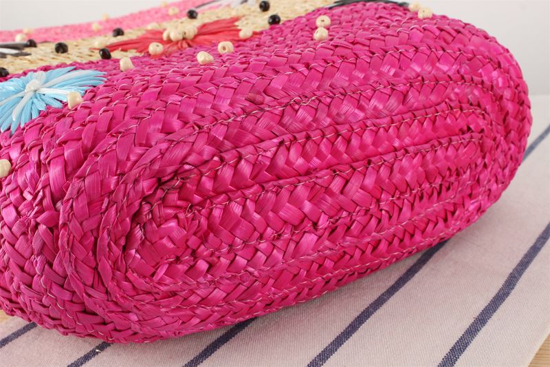 Dammetaschen Eendeel Dropshipping Neie Stil Handgemaachte Broderie Séistär Stréibeutel Perlen Gewieft Damenhandtasche Schëllerbeutel_voghion.com