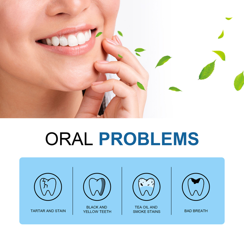 Clareamento dental West&Month Essence Clareamento dental Limpeza de manchas, sujeira e odores Removedor de odores Limpador dental_voghion.com