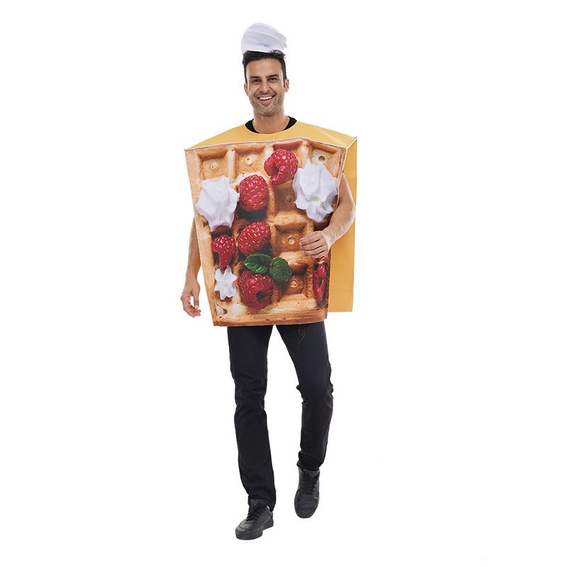 Halloween Fun Food Play Waffle Muffin Bar Party Performance Costume_voghion.com