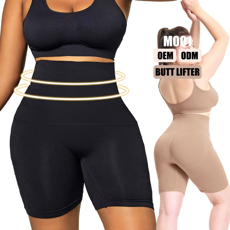 hip lifting and belly tightening pants, enhanced version, belly tightening high waisted safety pants, slimming pants without curling_voghion.com