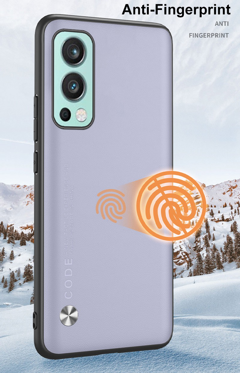 Luxury Leather Phone Case For OnePlus Nord 2 N20 5G Nord2 Cover Matte Silicone Case For One Plus OnePlus Nord N200 N100 _voghion.com