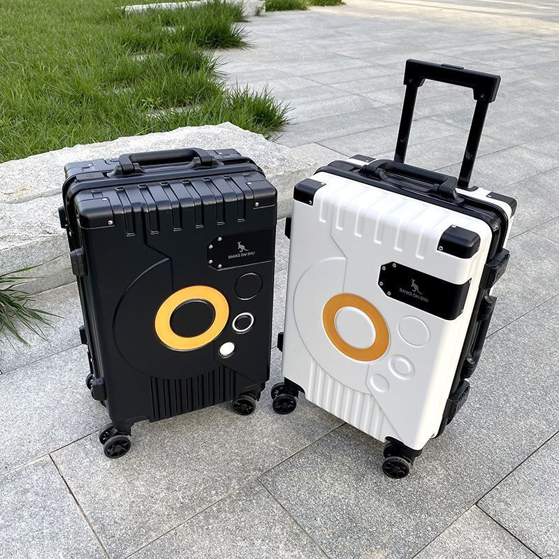 Holdbar bagage mandlig studerende ny pull bar box kvindelig aluminiumsramme universal hjul 20 tommer boarding adgangskode kuffert_voghion.com