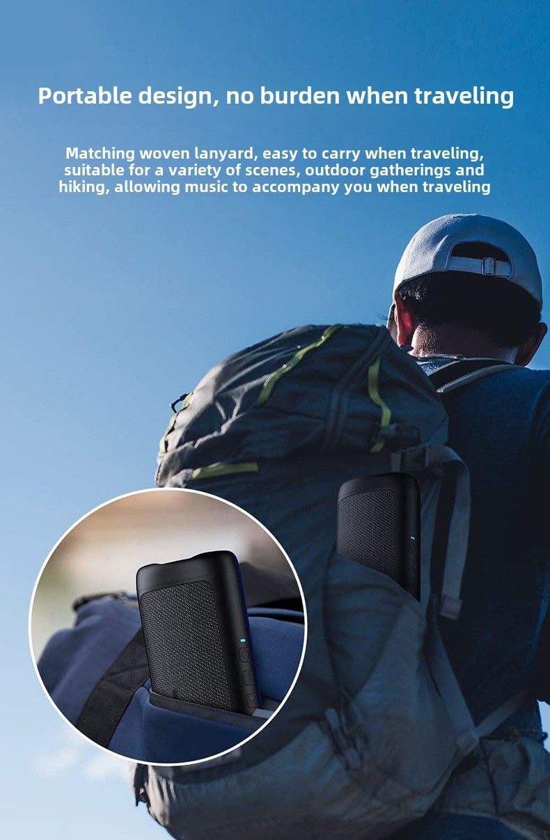 Tragbarer Bluetooth-Lautsprecher – wasserdichtes Design, 4-Einheiten-Stereo, lange Akkulaufzeit, bunte Lichter, hochauflösende Anrufe, geeignet für Partys im Freien_voghion.com