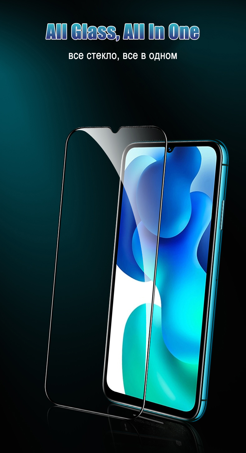 Volledige Cover Screen Protector Voor Xiaomi Redmi Note 10 9 8 Pro 10S 9S 8T 9A mi 11 10 10T Lite Gehard Glas Op Poco X3 F3_voghion.com