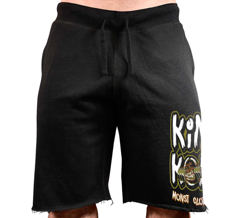 Muscle Fitness Brother - Pantalones cortos elásticos de algodón con estampado grande para hombre, deportes, correr, ocio, personalidad_voghion.com