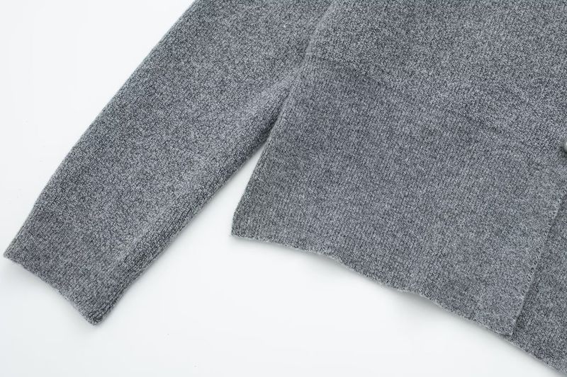 Abbigliamento donna autunno inverno nuova moda di strada basic giacca lavorata a maglia_voghion.com