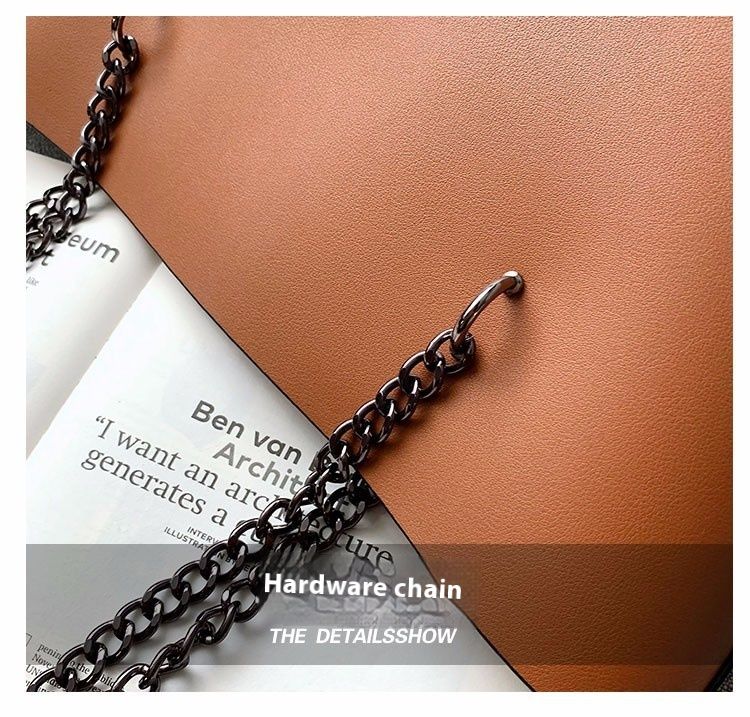 2024 Winter New Women's Bag Retro Tote Bag Simple Style Large Capacity Handheld Shoulder Bag_voghion.com
