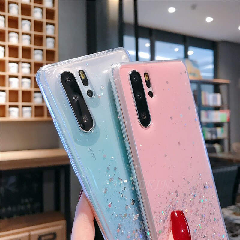Pailletten Glitter Siliconen Case Voor OPPO F19 Pro + F17 F9 F11 Pro Crystal Shockproof Cover OPPO A36 A96 a73 A74 A93 A94 A95_voghion.com