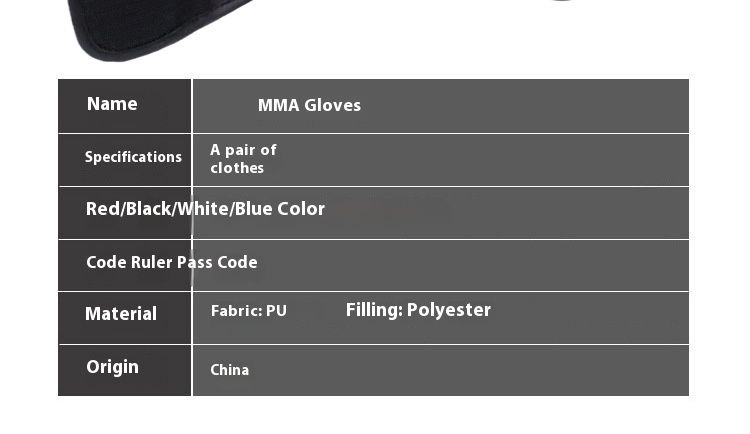 MMA with Leaky Finger, Adult and Children's Fighting Sandbag Protector, Sandboxing Muay Thai Half Finger Boxing Set_voghion.com