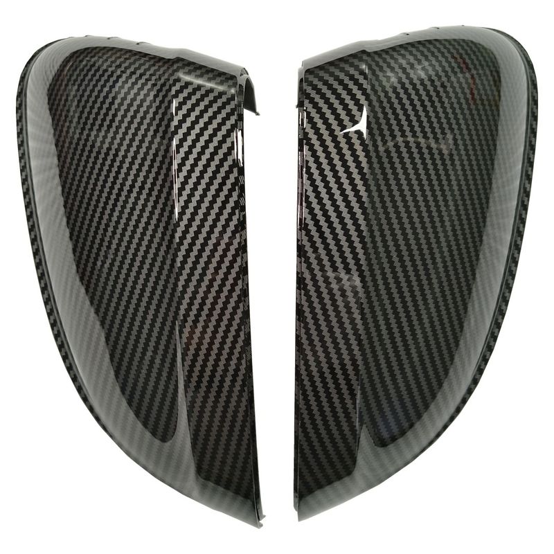 2 piezas Kibowear para tapas de espejos laterales de automóviles A4 A5 B9 (aspecto de carbono) 2017 2018 2019 2020 2021 S4 S5 RS5 allroad Quattro cubiertas de repuesto_voghion.com