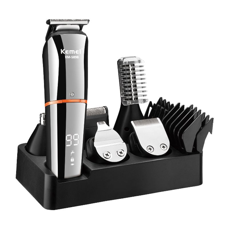 11in1 multi trimmer mannen gezichts-, baard-, lichaamsverzorgingssets elektrische tondeuse neus-oortrimmer oplaadbaar 110v-220v_voghion.com